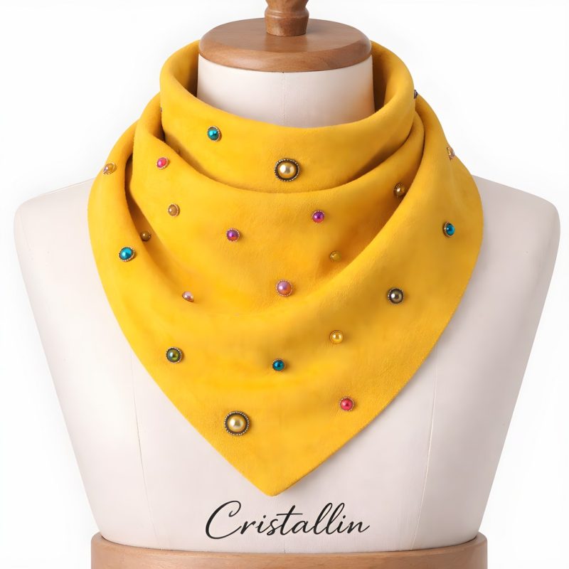 Safira – Cristallin Suede Fular